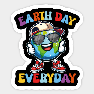 EARTH DAY EVERYDAY Sticker